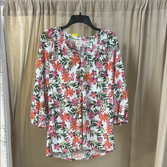 Multicolored Floral Top - Appleseed’s - Picture 1 of 5